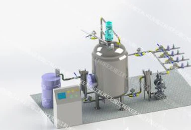 Industriell rostfritt stål lagringstank